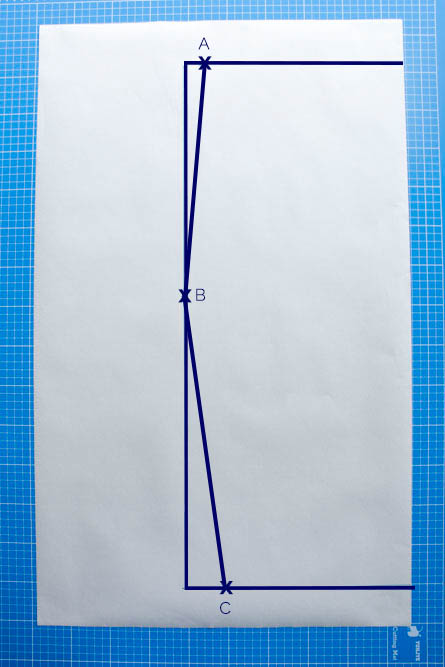 Bleistiftrock nähen mit kostenloser Anleitung gestreifter Bleistiftrock aus Jersey - Bleistiftrock Schnittmuster kostenlos - Tweed & Greet