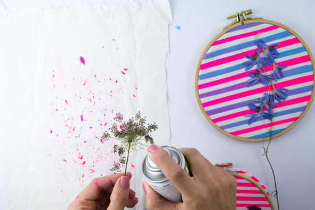 Wandschmuck mit getrockneten Blumen - Tweed & Greet