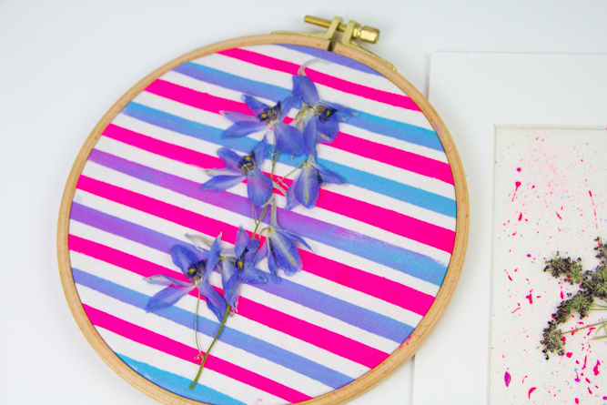 Wandschmuck mit getrockneten Blumen - Tweed & Greet