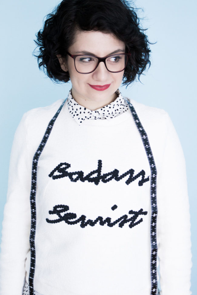 Sloane Sweater - named clothing - Badass Sewist - Tweed & Greet