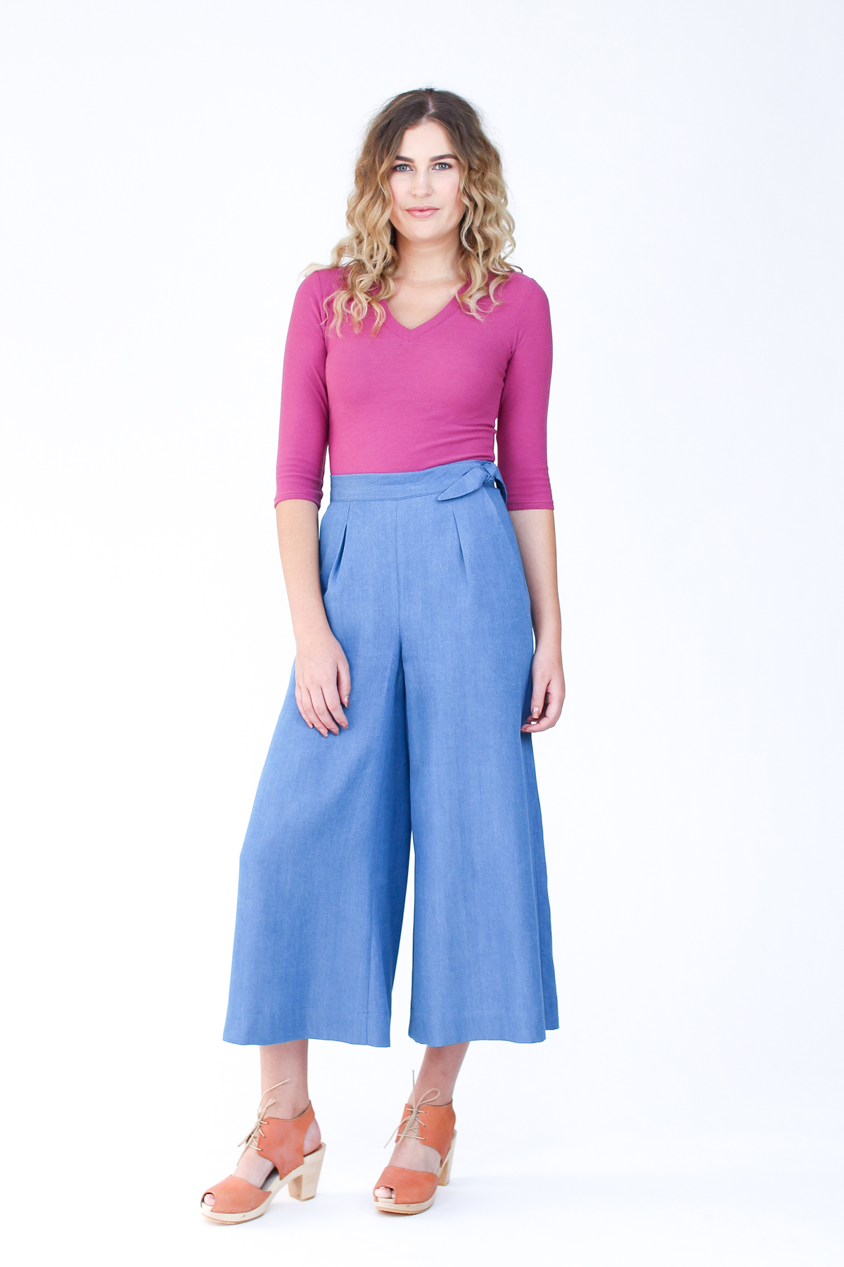 Rowan Bodysuit and Flint pants by Megan Nielsen Patterns