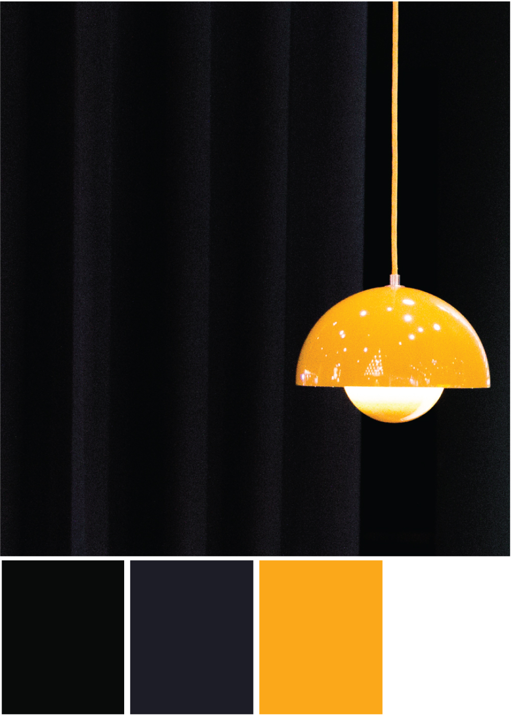 Farbkombination Schwarz Orange - Tweed & Greet