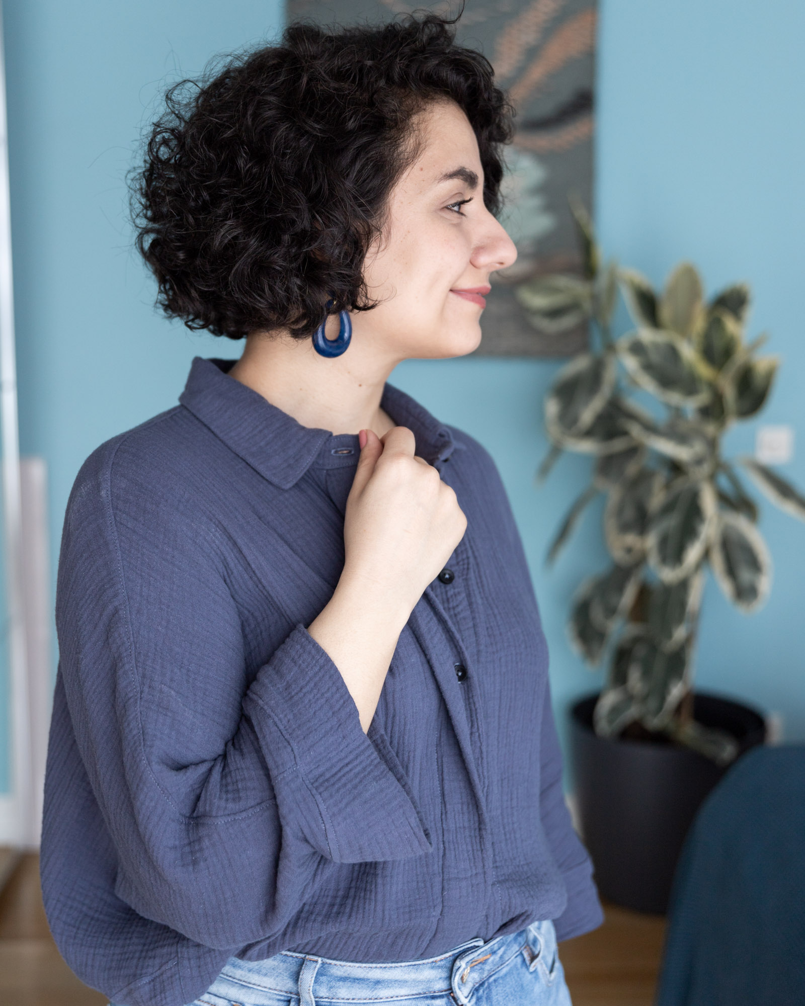 Cocoon Bluse aus Musselin nähen: Tipps damit das Nähen gut gelingt - Tweed & Greet