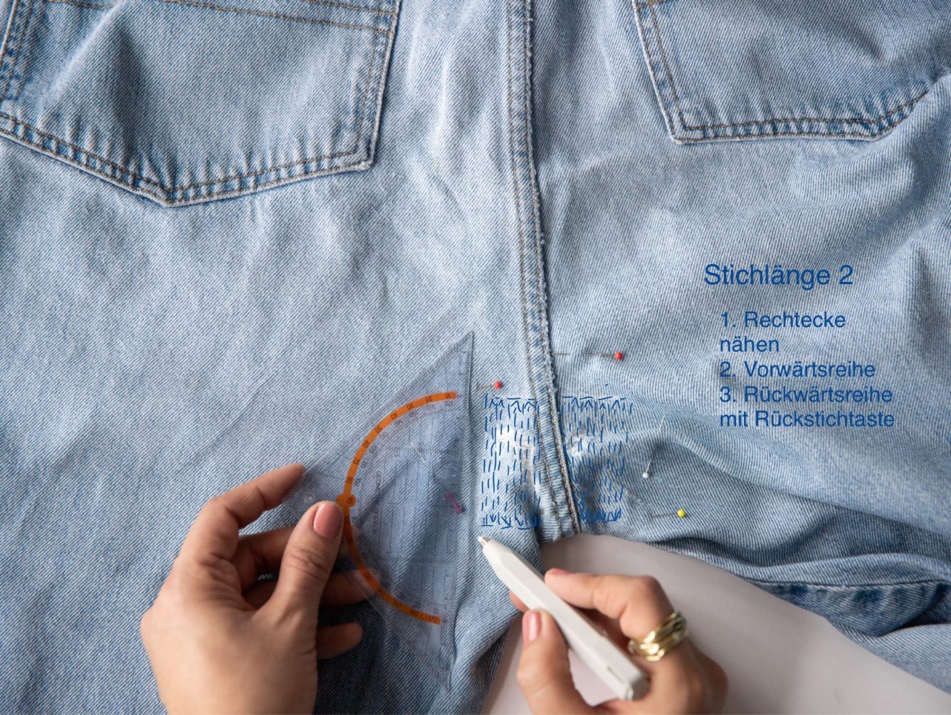 Jeans Reiverschluss Reparieren