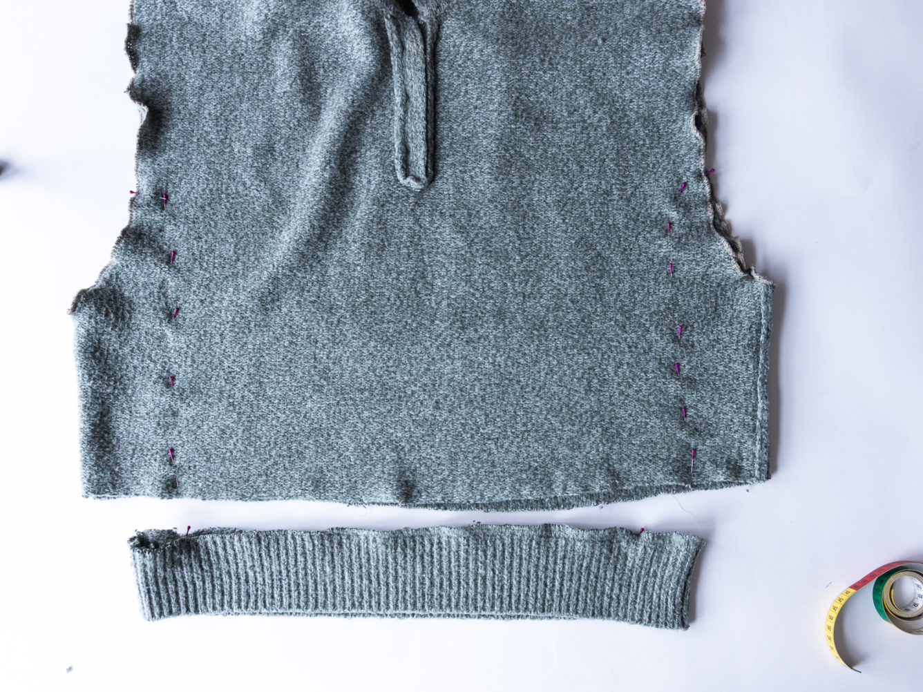 Pullover Upcycling: Trendy Pullunder aus altem Pulli - Tweed & Greet